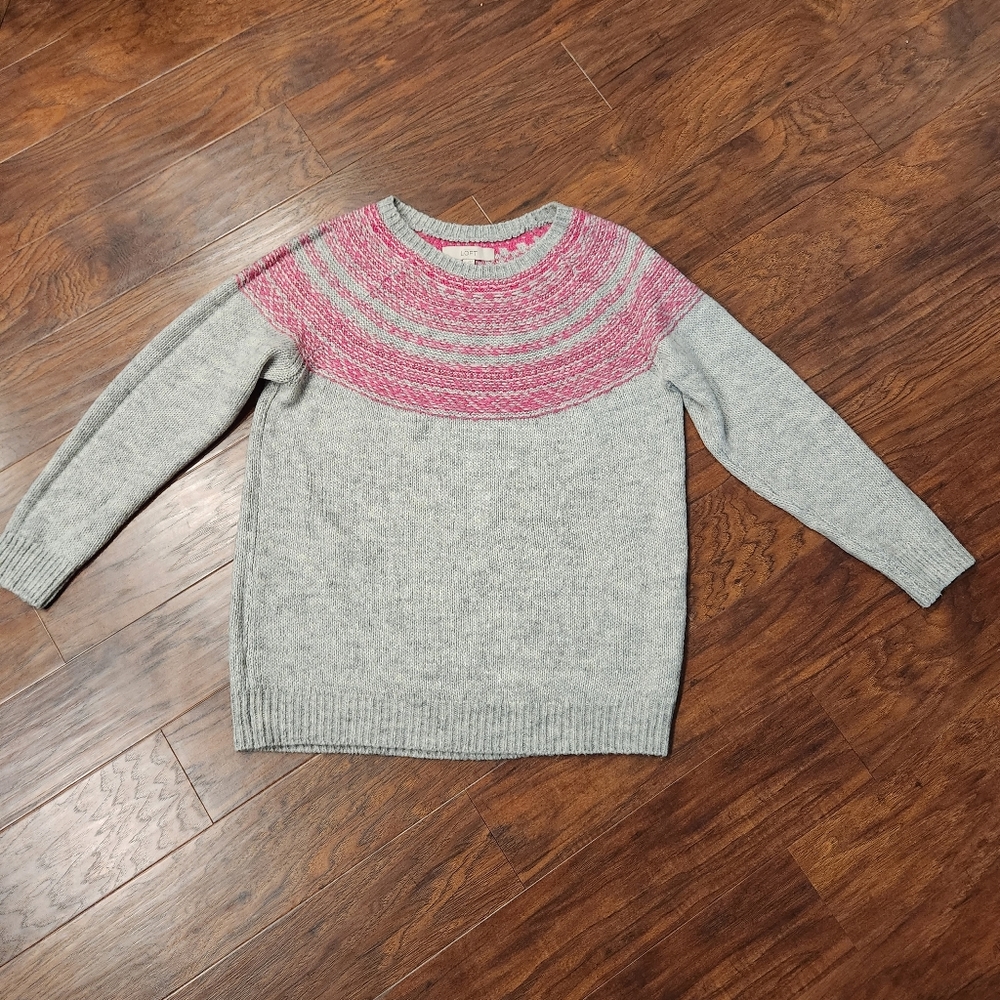 Loft wool blend tunic sweater